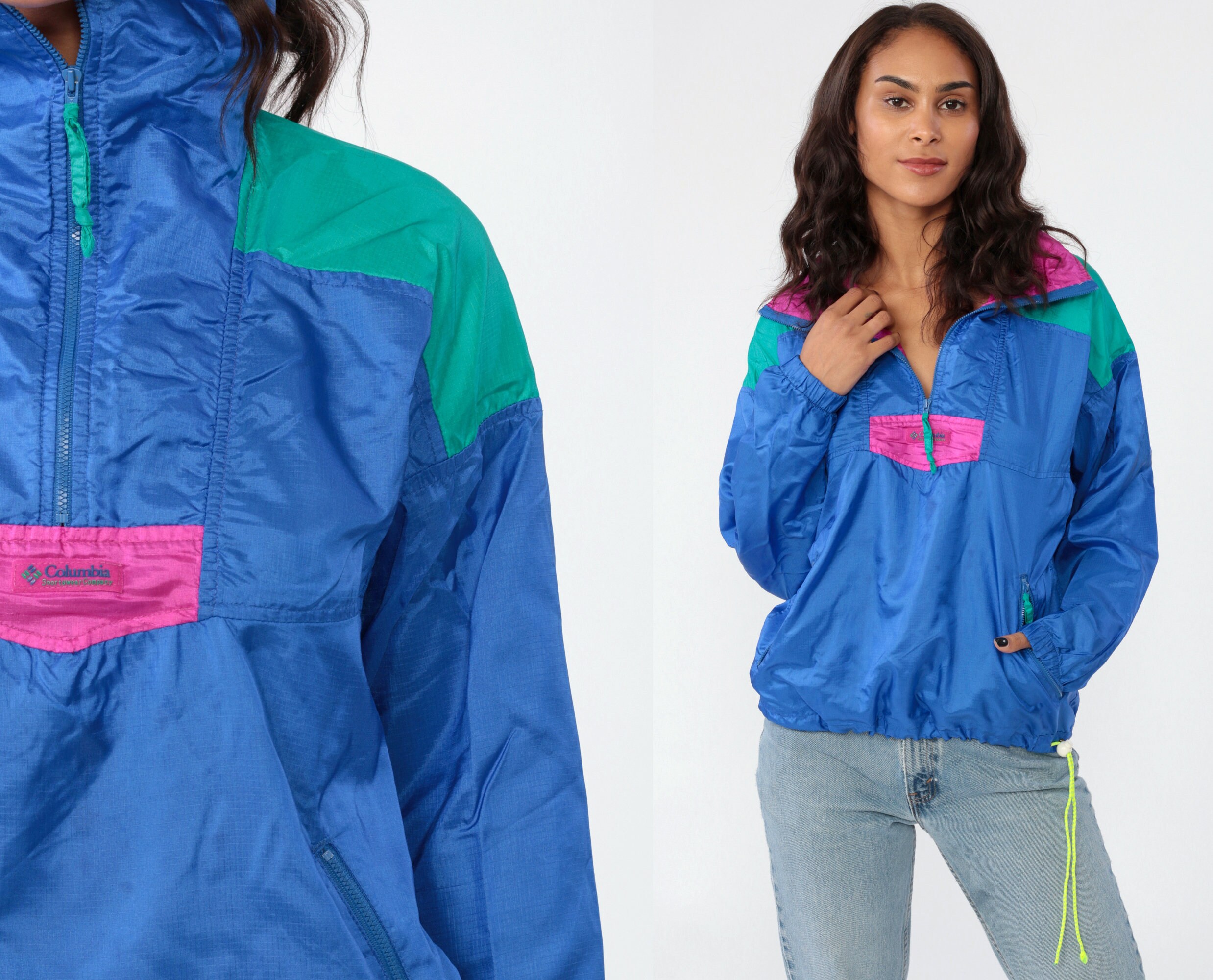 columbia windbreaker pullover