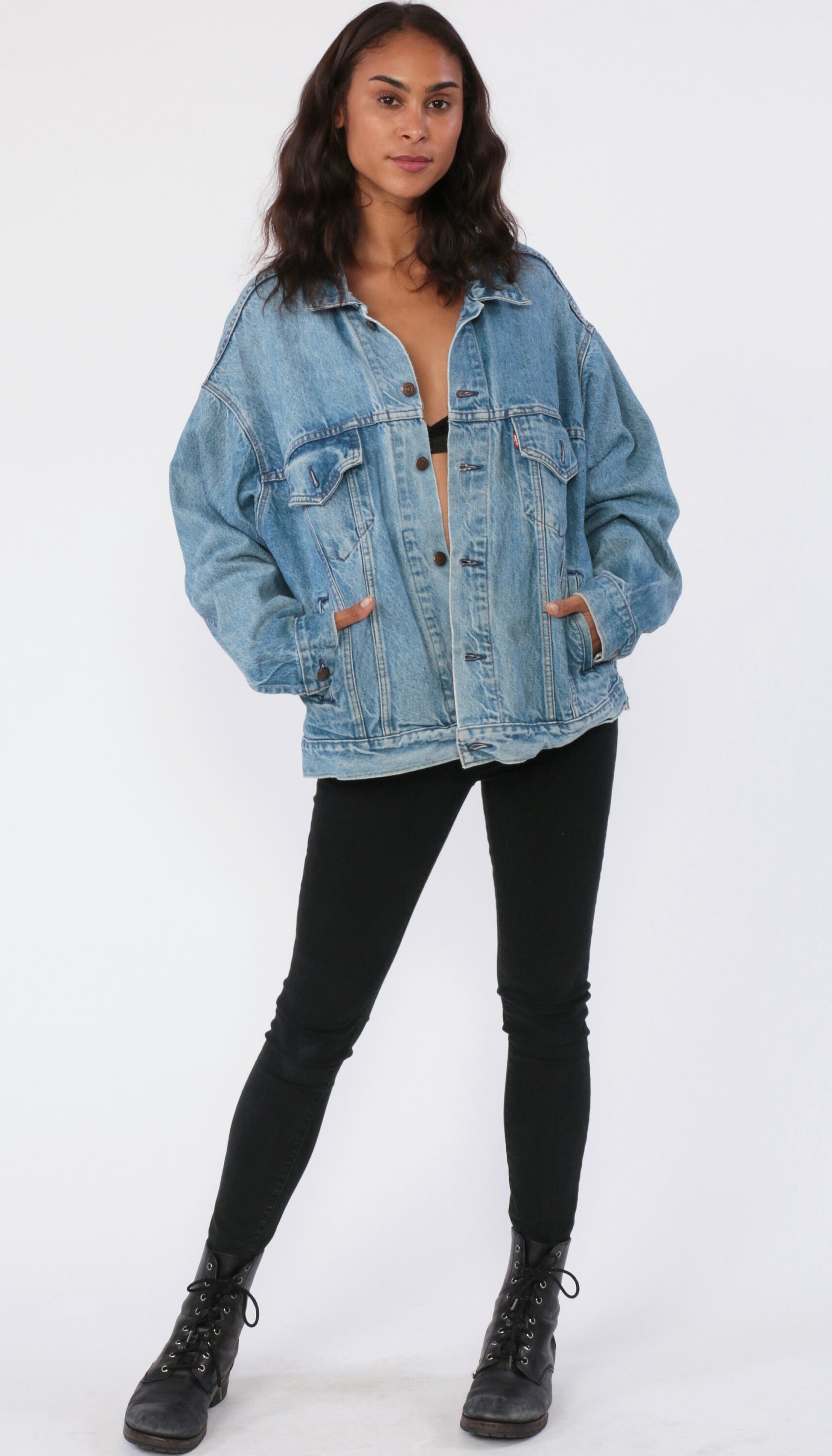levis jean jacket with fur