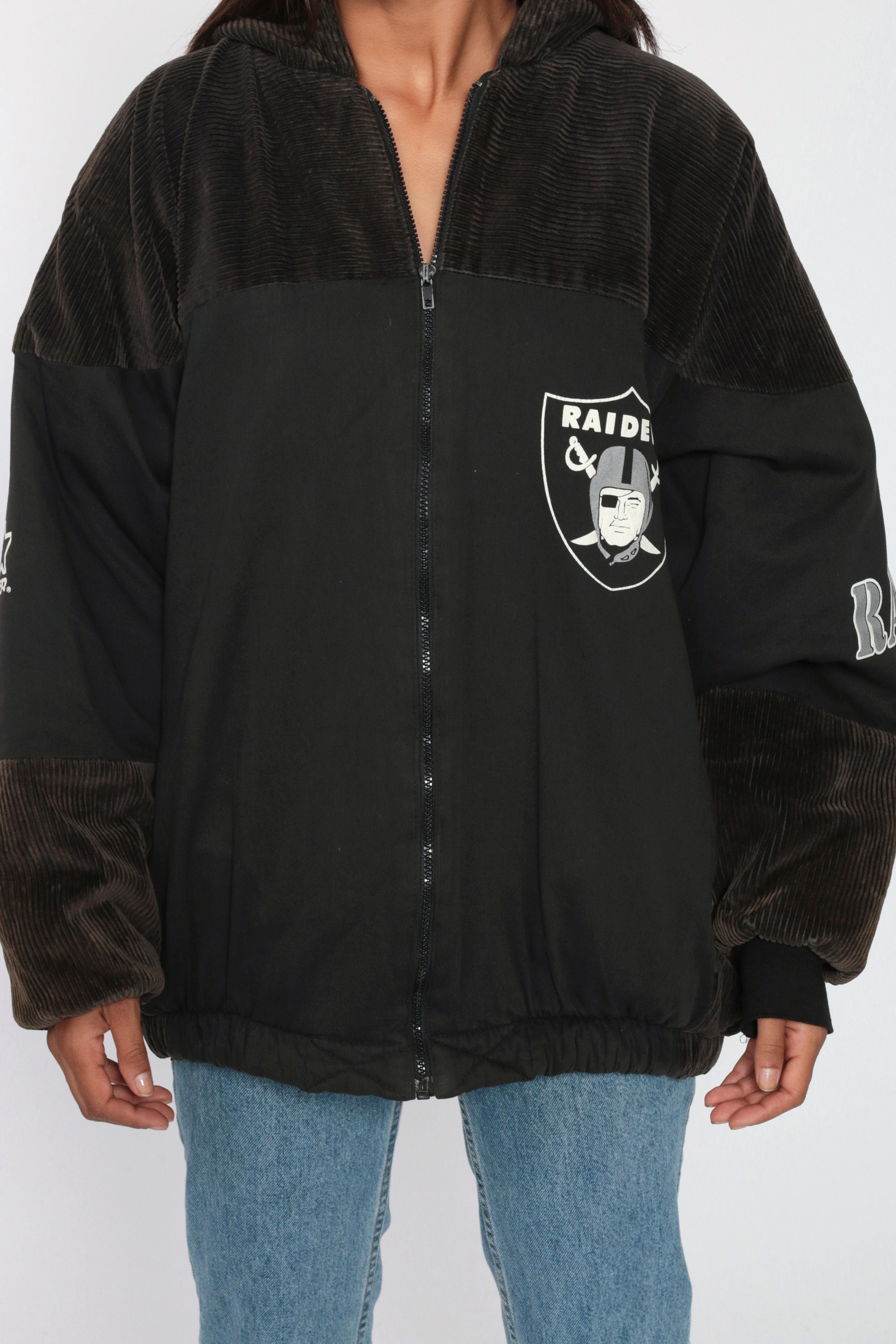 raiders sweat jacket