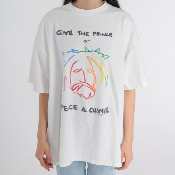Christian T-Shirt 90s Give the Prince of Peace a … - image 6