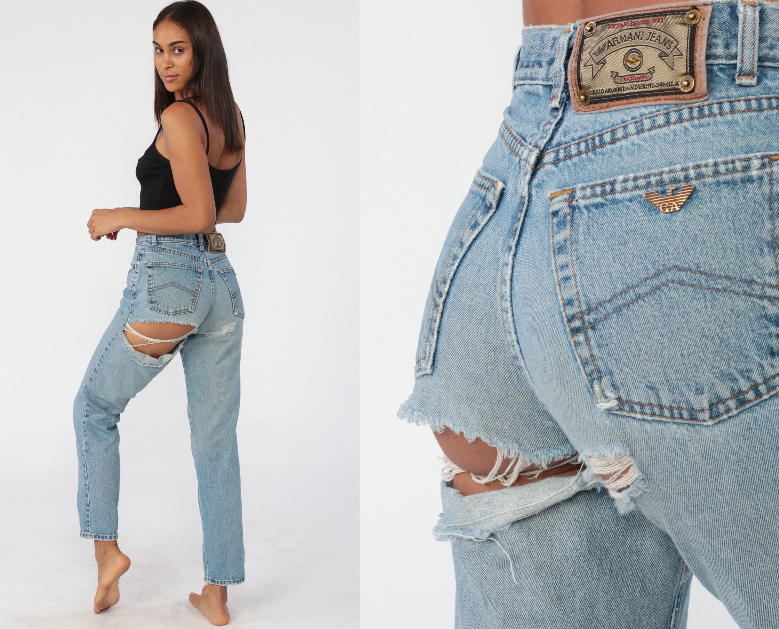 armani mom jeans