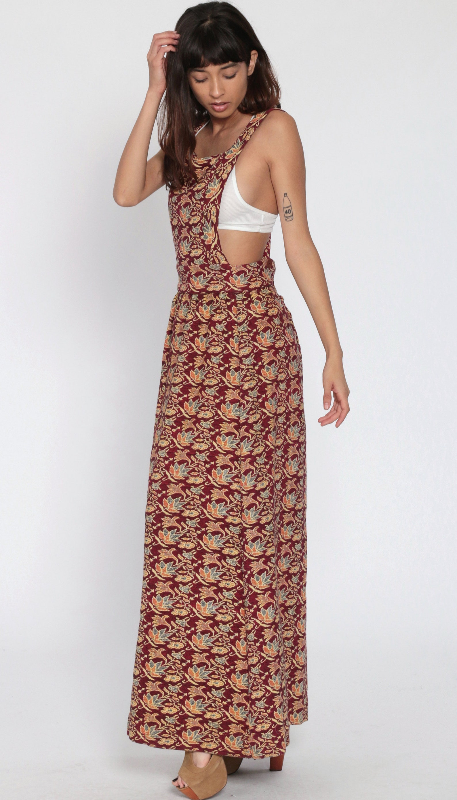 80s overall dress
