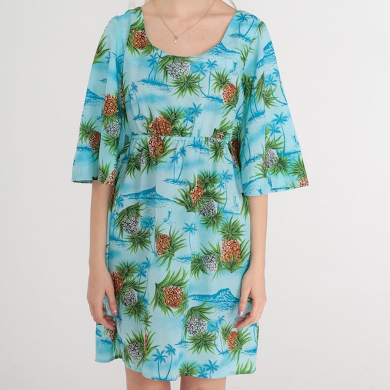 Abstract Hawaiian Pineapple Print Women's Skirt main image 0
