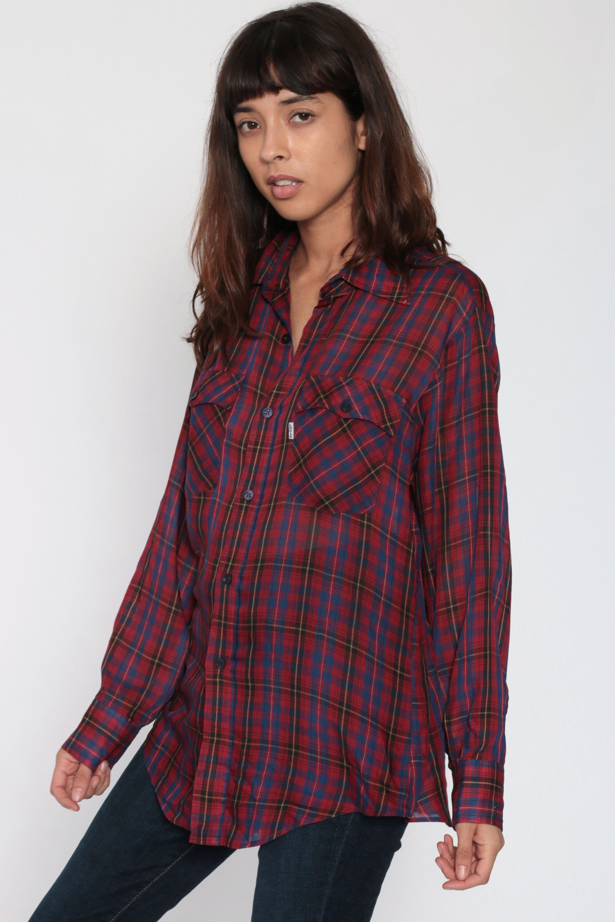levi's checkered shirt