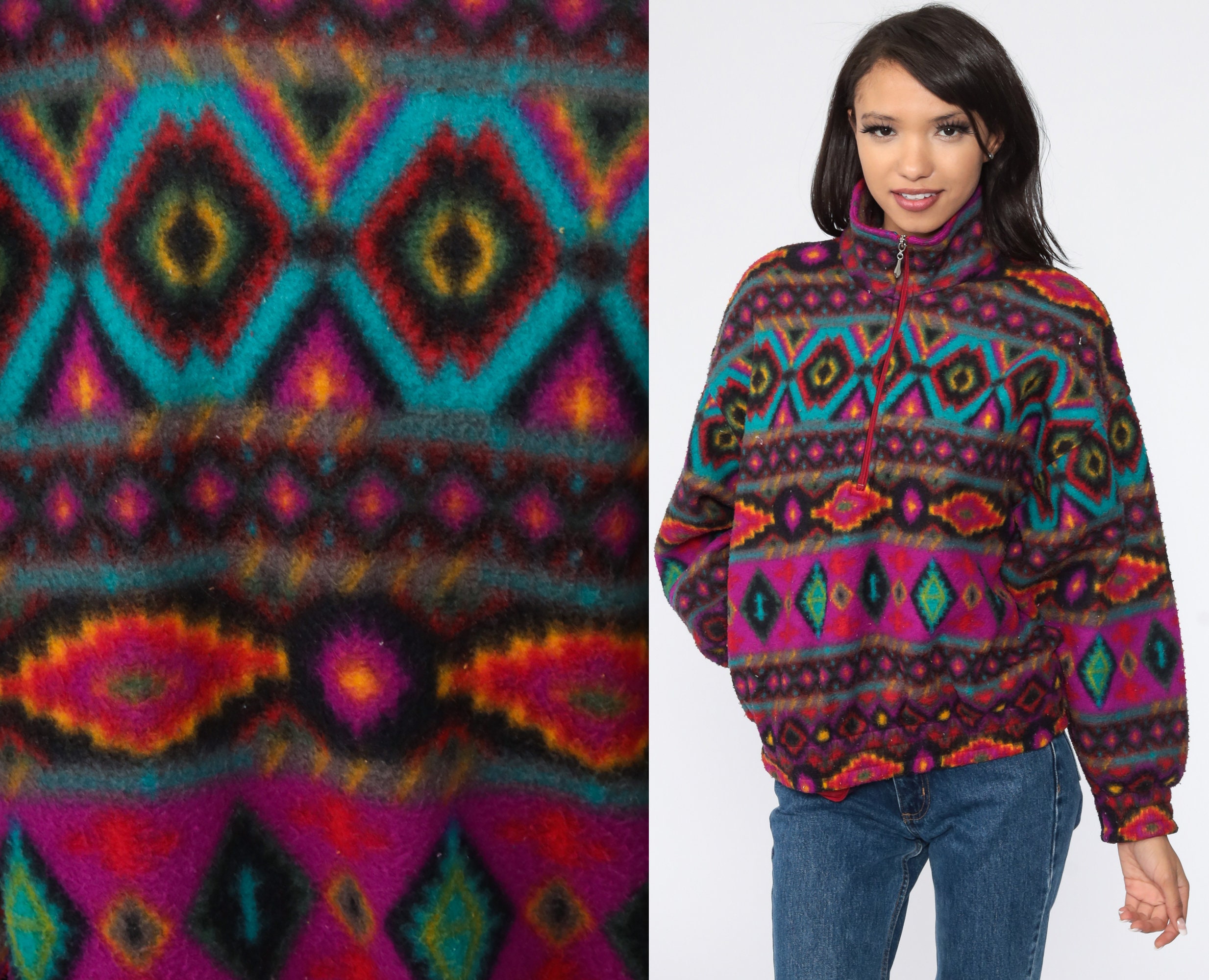 southwestern fleece jacket