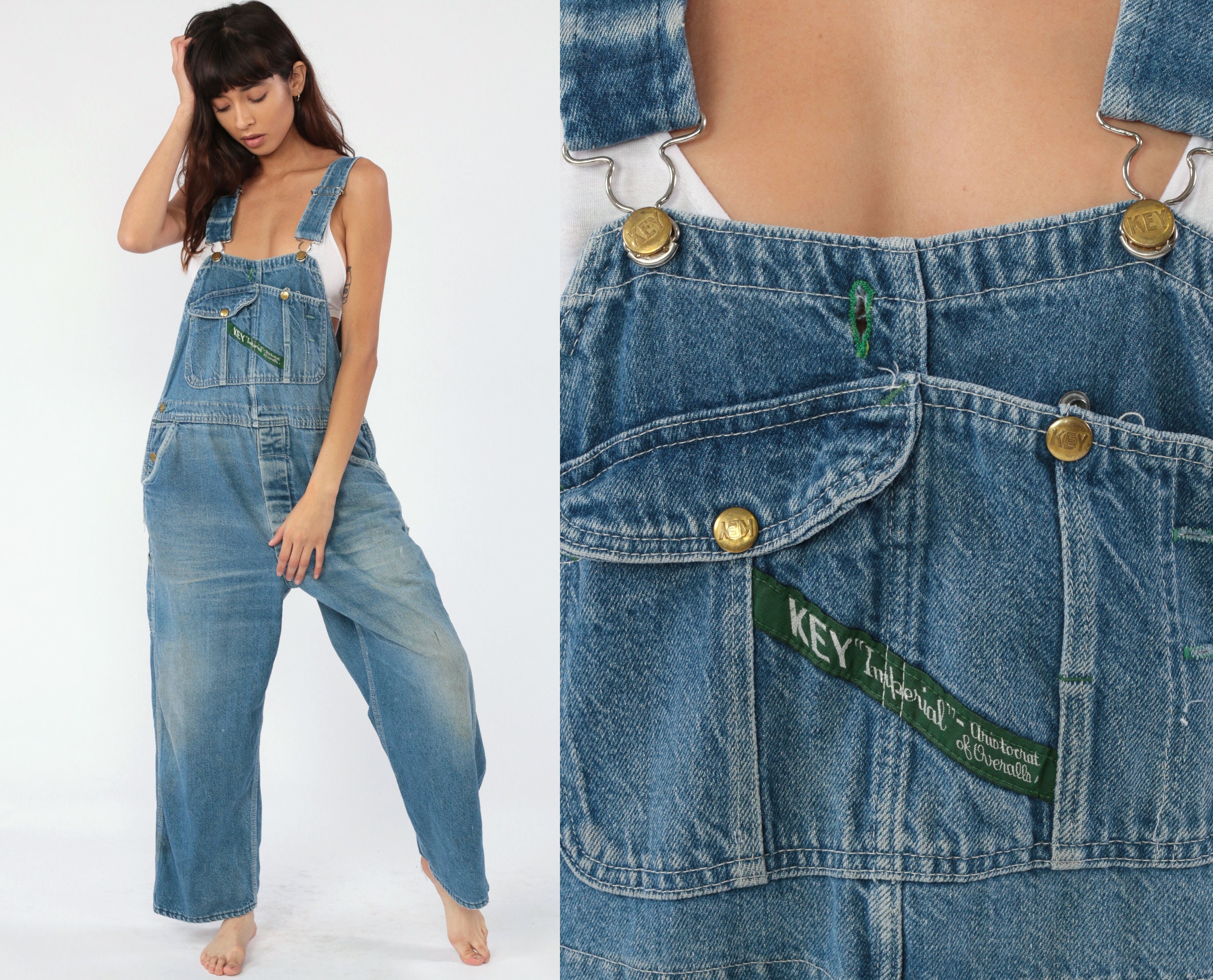 vintage key imperial overalls