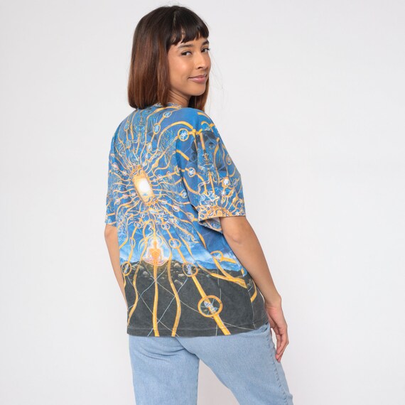 Alex Grey Art Shirt 90s Crystal Tara In Visions M… - image 5