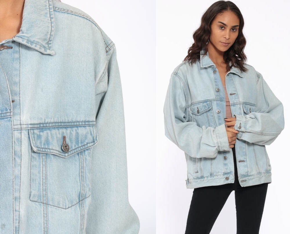 wrangler oversized denim jacket