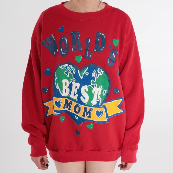 Mom Sweatshirt 90s World's Best Mom Sweatshirt Mo… - image 6
