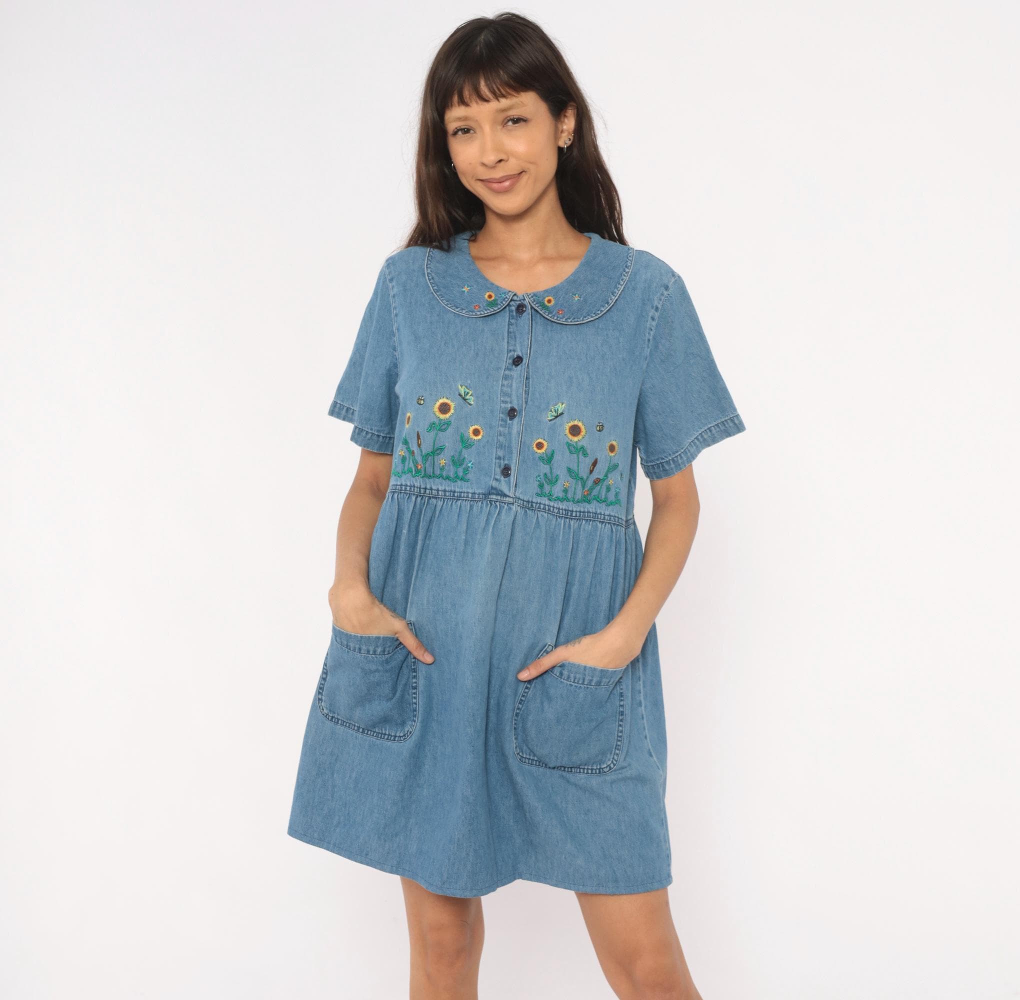 denim maxi dress with slit Cool-Girl Twill Front Metal Zipper Bow Back – kalisa Sequin Dress Plus Size Sleeve:39 abaya and dress this sleek Sosa maxi