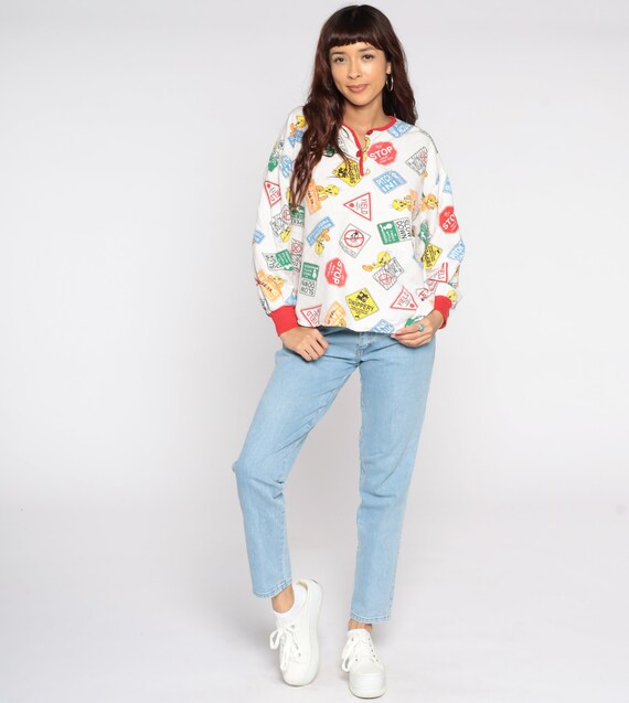 Looney Tunes Tweety Bird Pajamas Girl Size 4-5 Shirt Pant Set Tie Dye Summer NWT