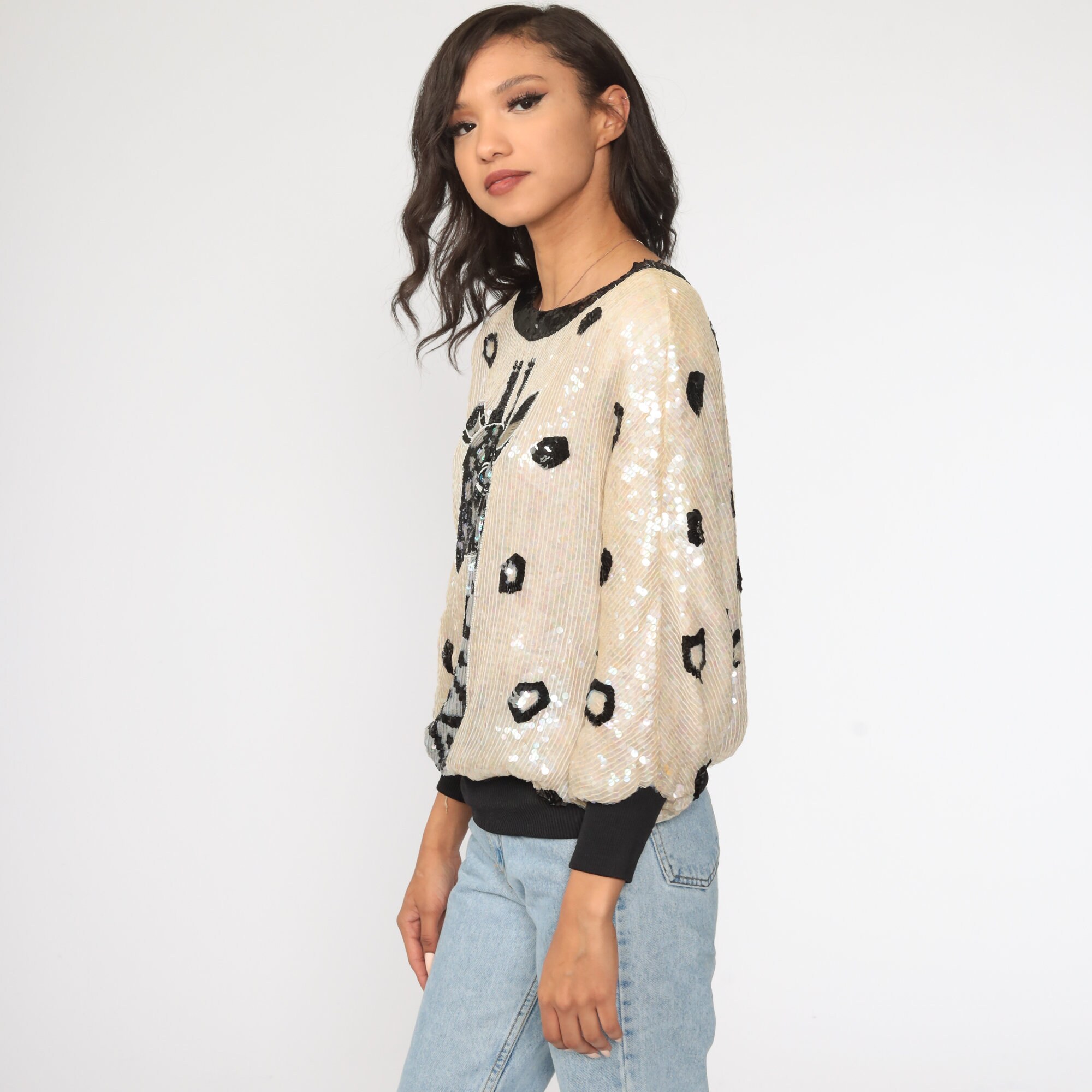giraffe blouse zara