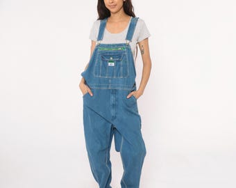 Vintage Pointer Brand Denim Overalls Made in USA Workwear