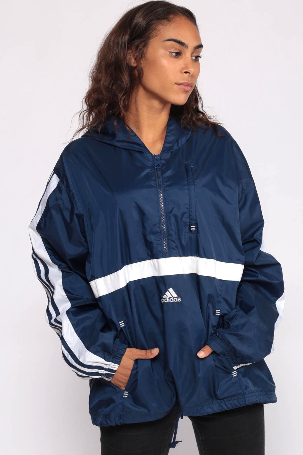 adidas pullover coat