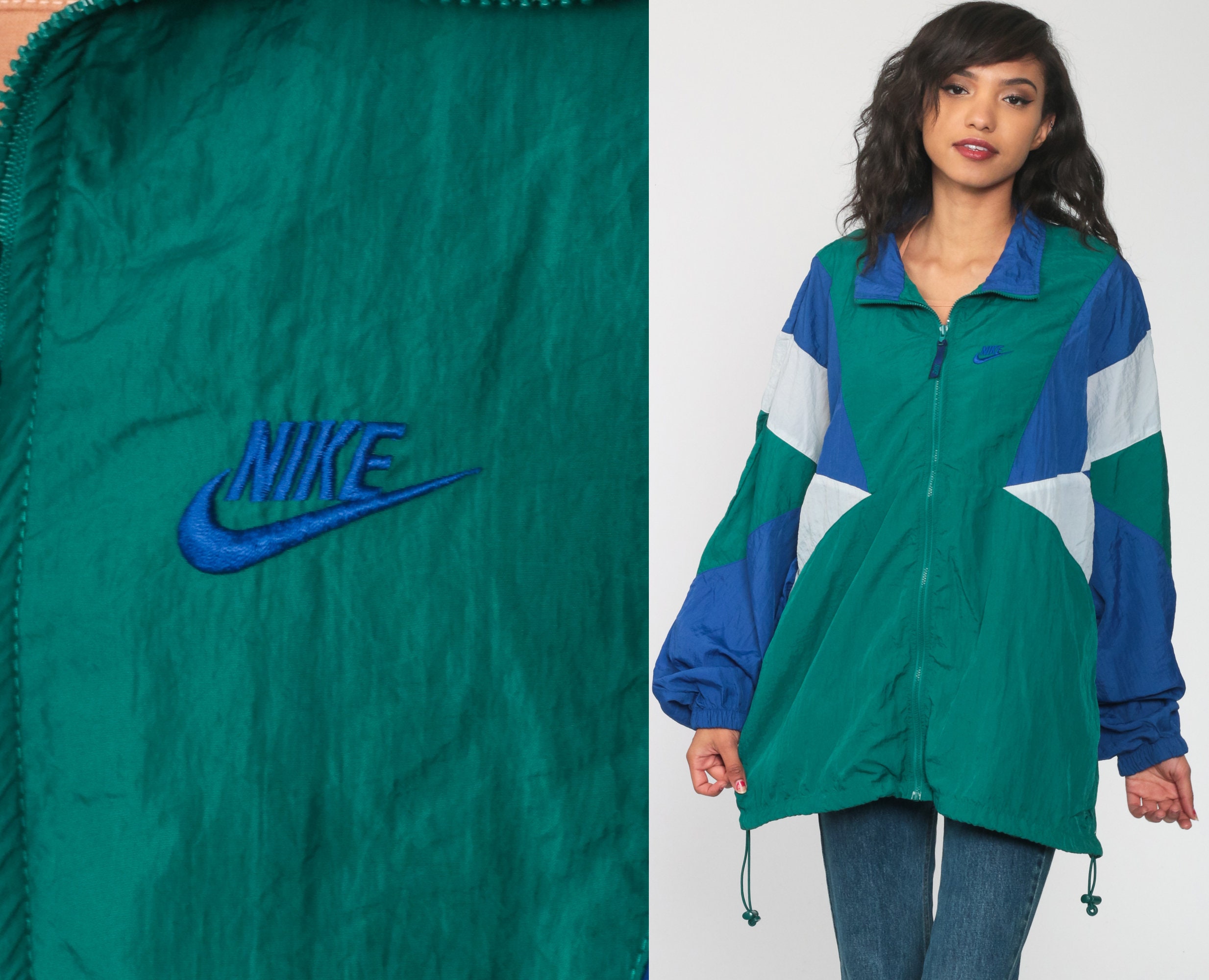 nike women's color block jacket