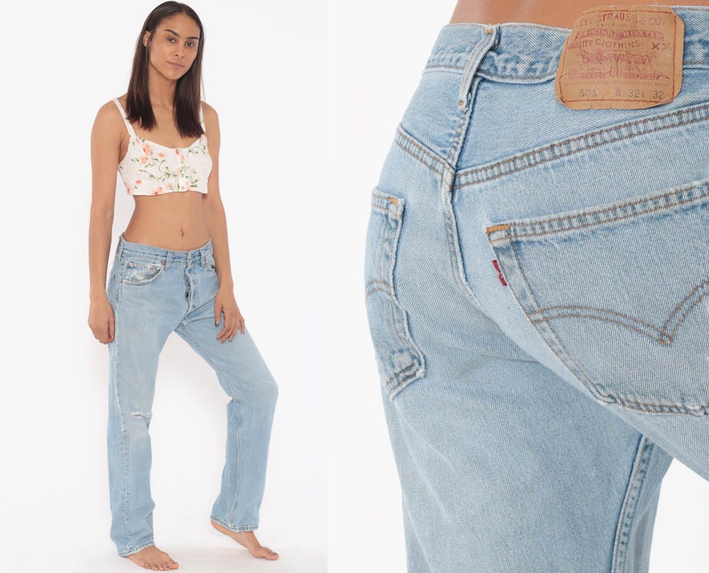 ripped levis 501