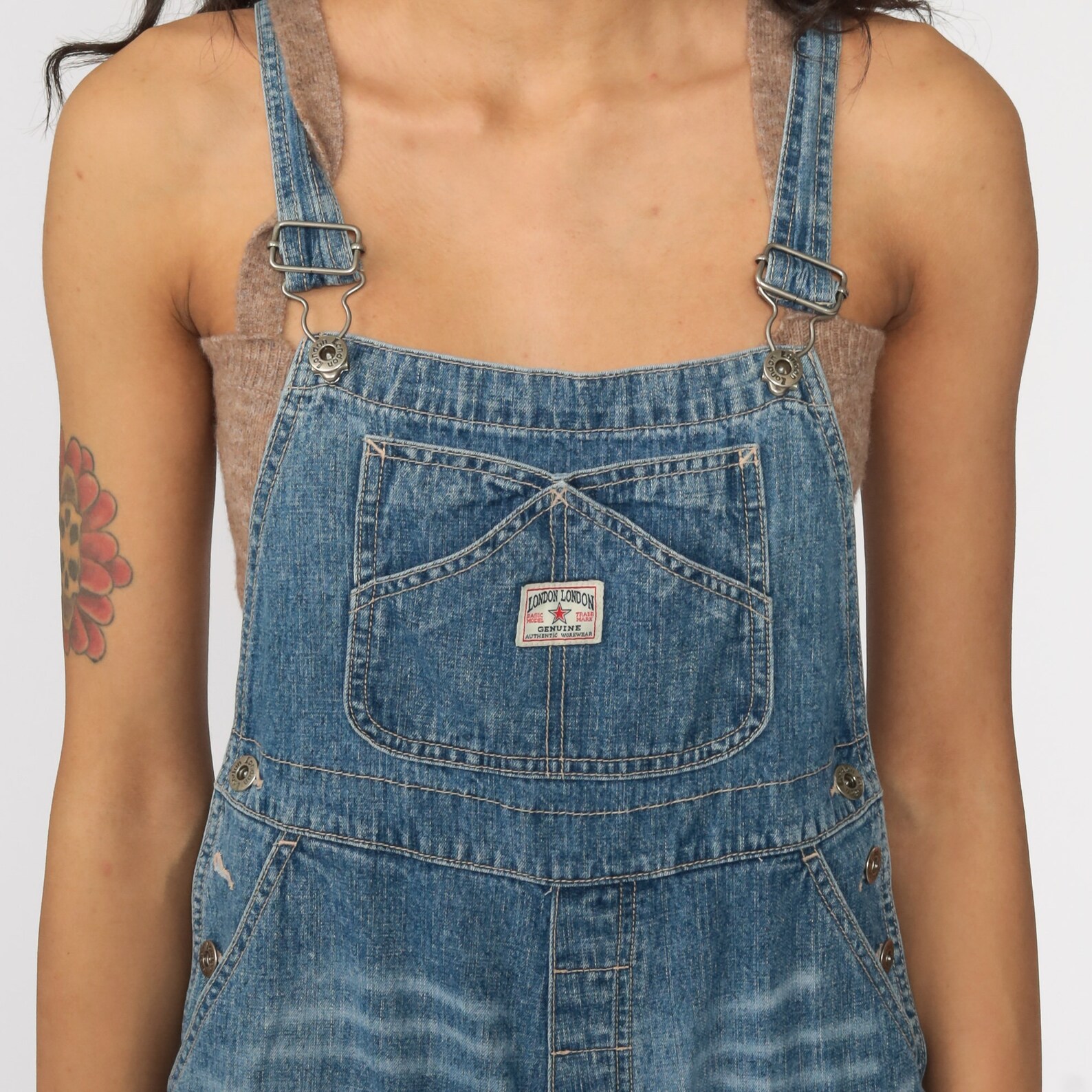 Y2K Jean Overalls London London Denim Bib Overalls Dungarees Etsy