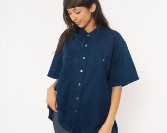 1990s Vintage Ralph Lauren Polo Country Rayon Gabardine Shirt 90s