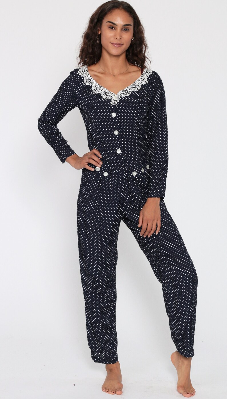 polka dot jumpsuit