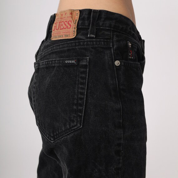 90s Guess Jeans Black Boyfriend Jeans Mid Rise Wa… - image 5