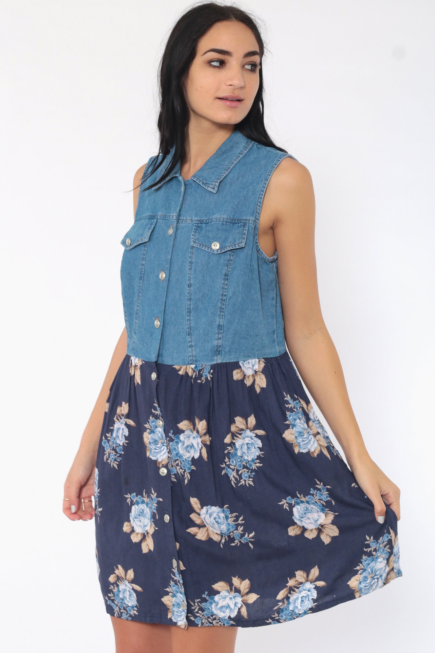 double denim 90s costume