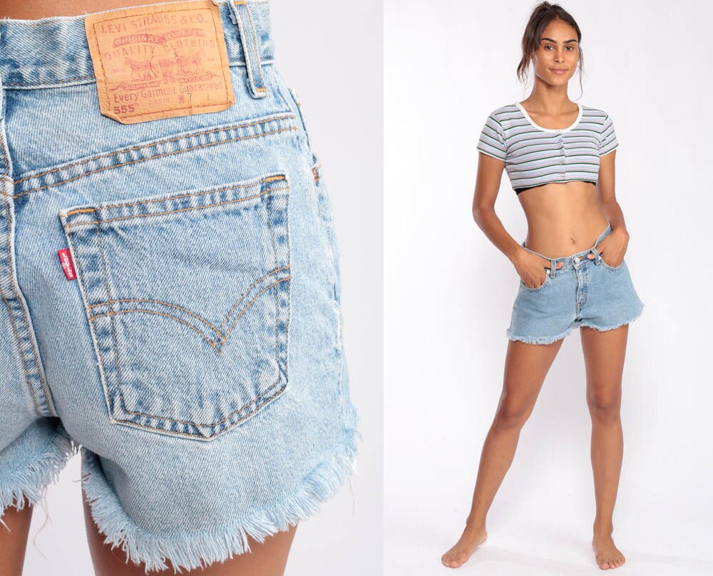 levi cut off shorts