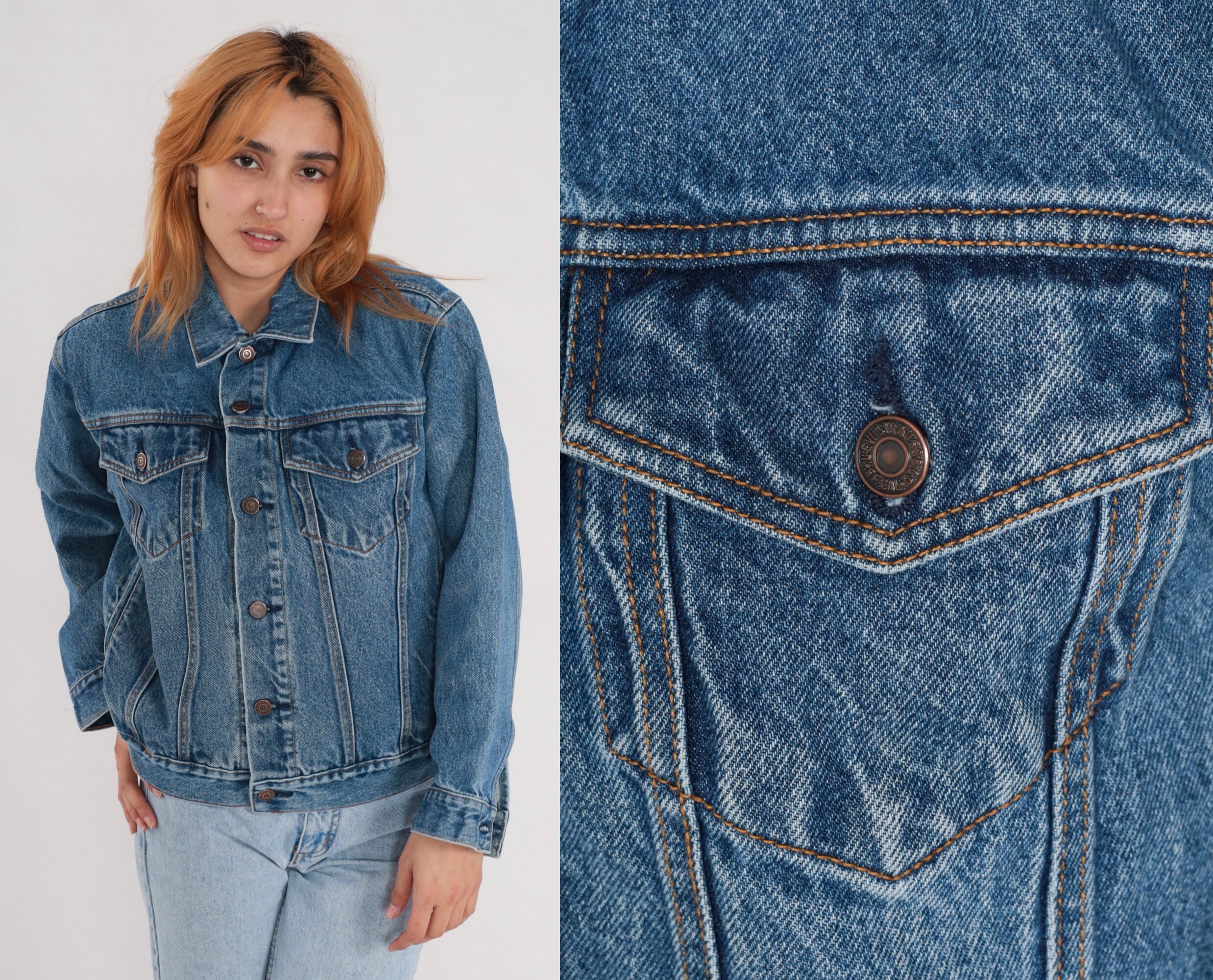 大人気☆ 00s VINTAGE I RISH 3_LINES DENIM JACKET