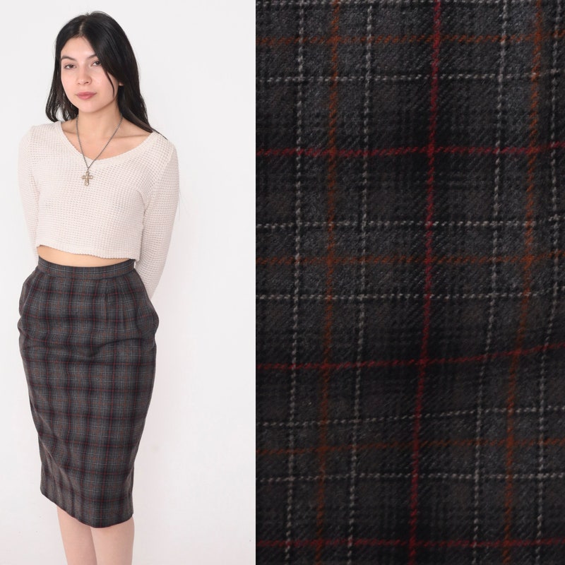 Jupe Crayon En Tissu écossais (plaid) Rd Style - Taille S - Neuf Avec étiquettes