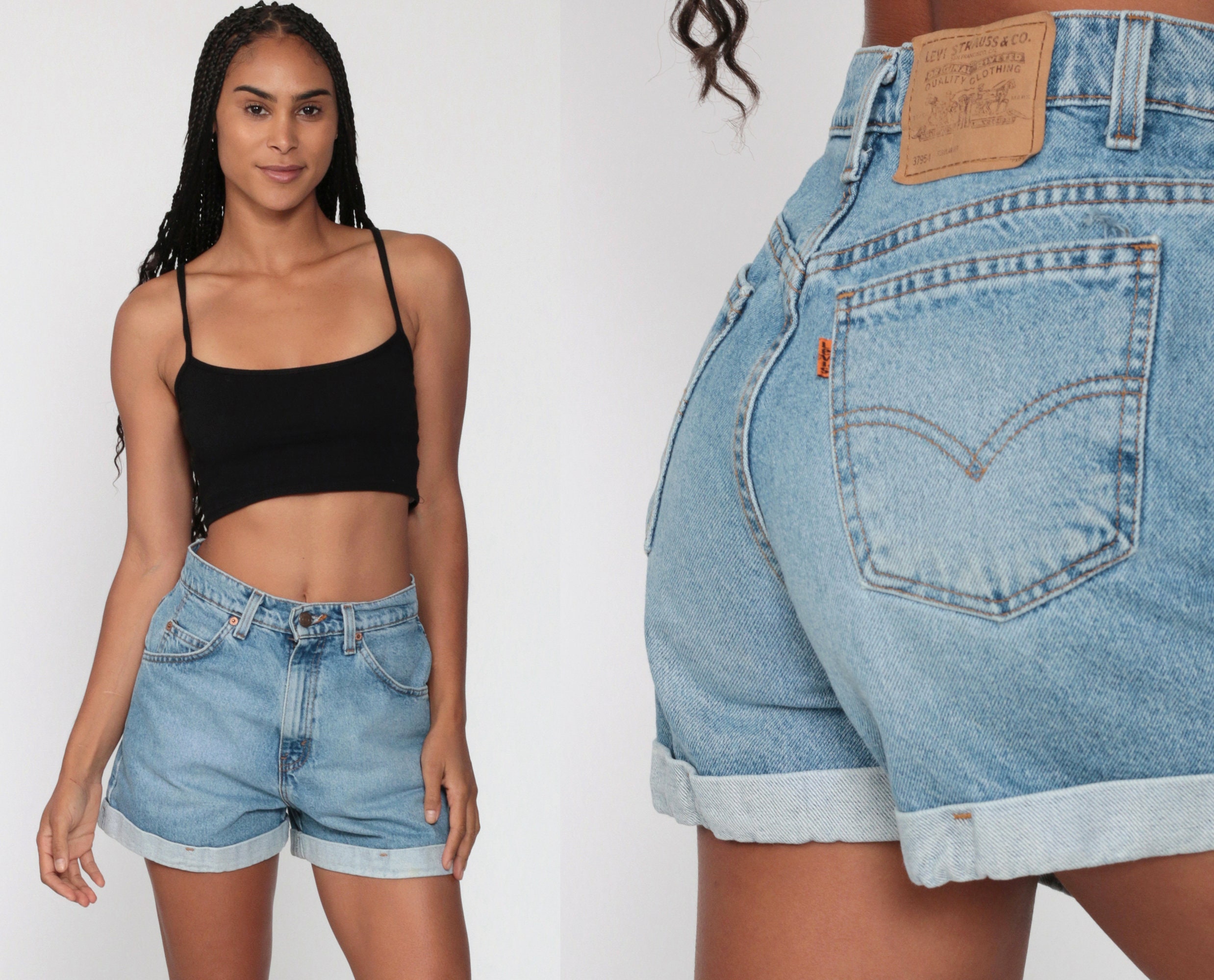 levi's cuffed shorts