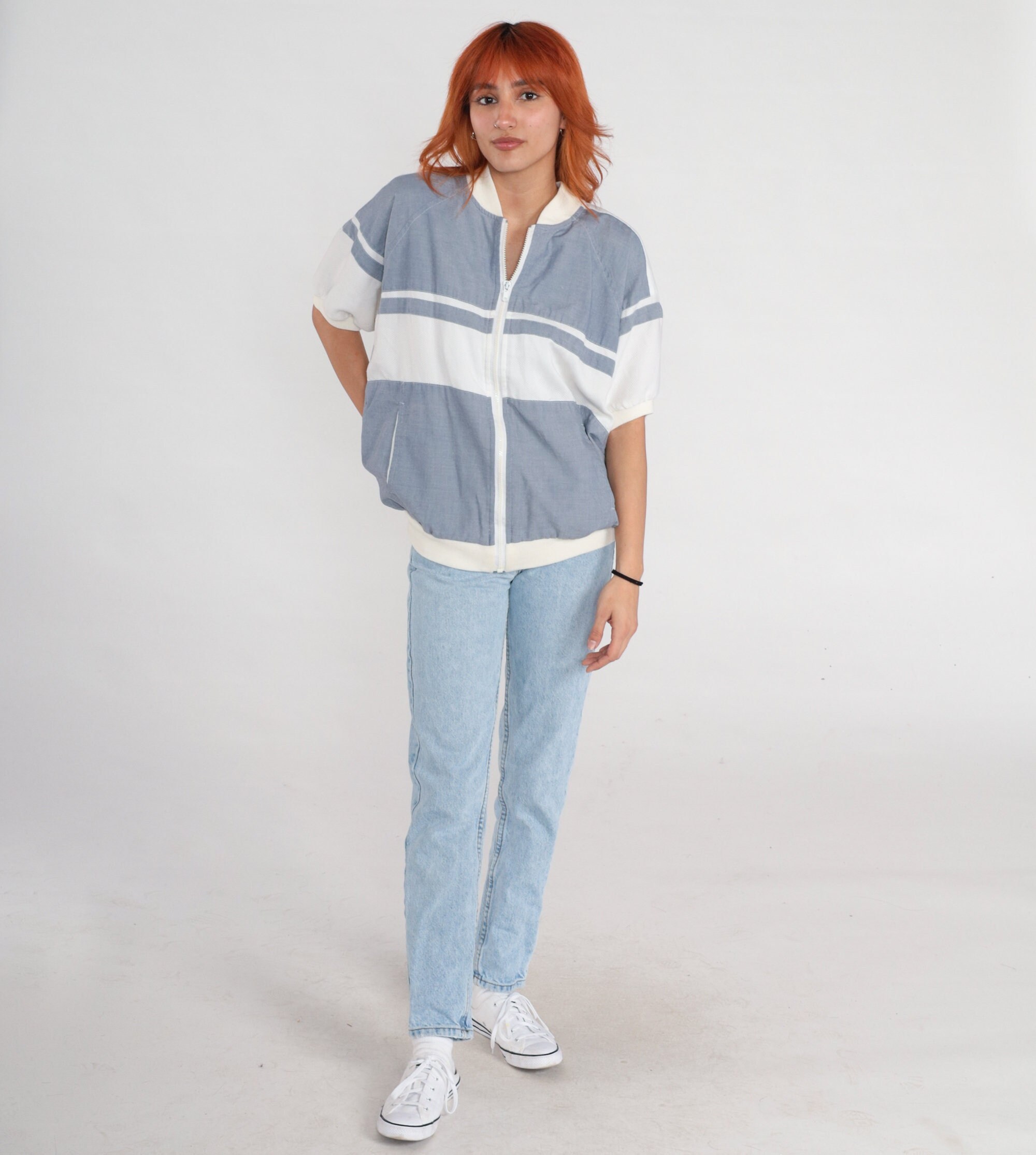 Vintage Christian Dior Jacket 80s Short Sleeve Windbreaker