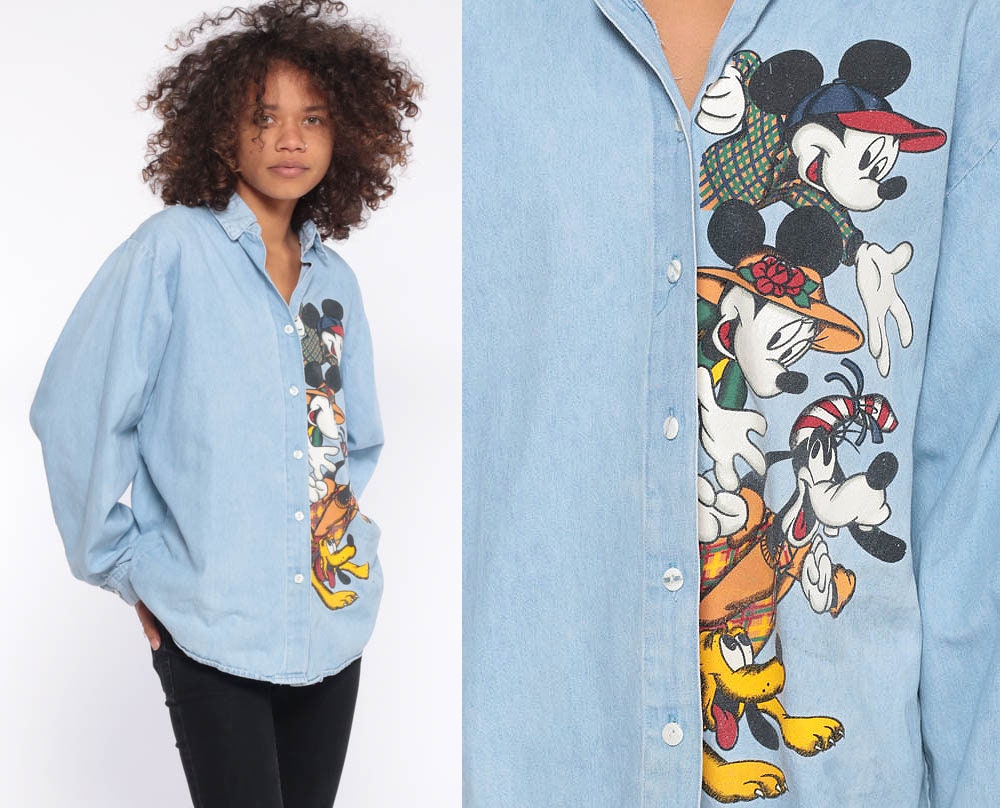 disney jean shirt