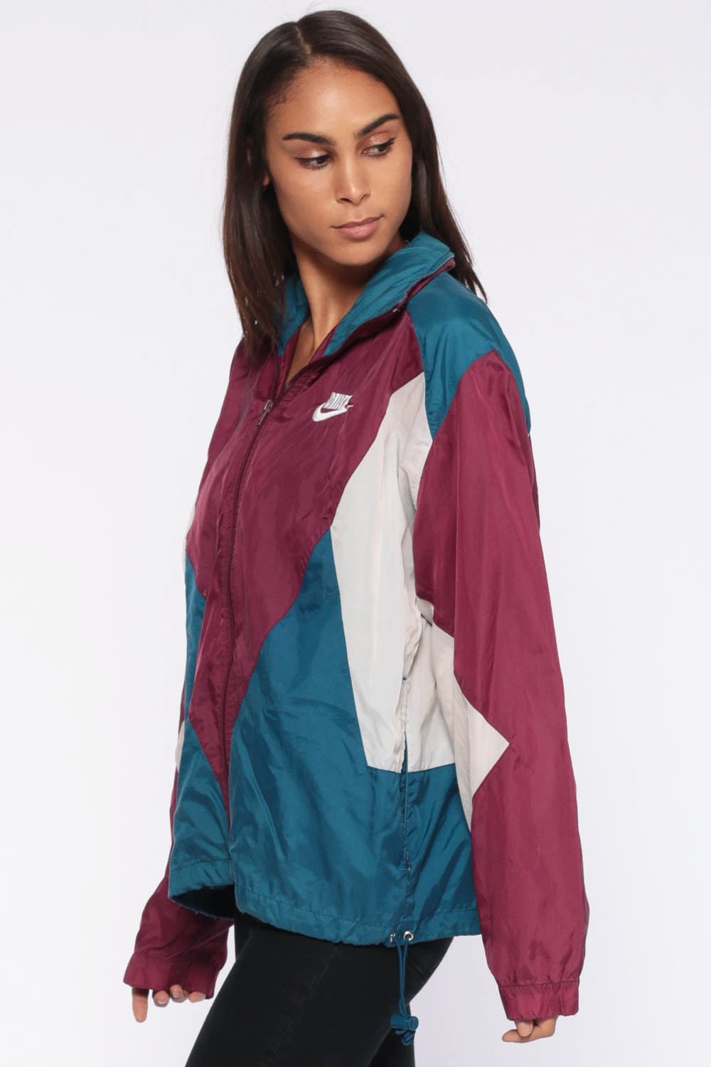 burgundy nike jacket