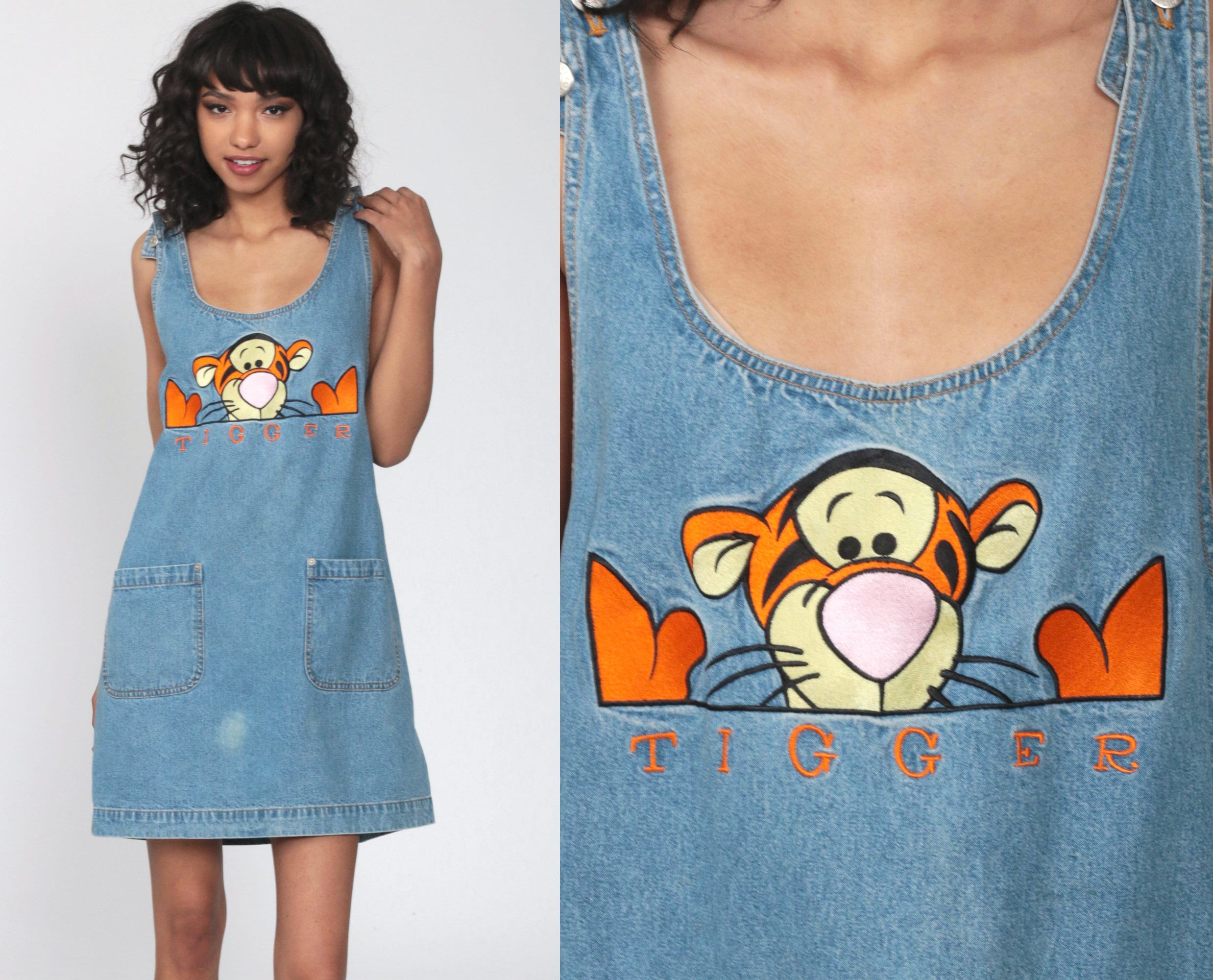 winnie the pooh overall dress