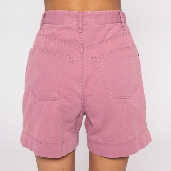 Pink Mom Shorts 90s Cotton Shorts Summer Shorts 8… - image 8