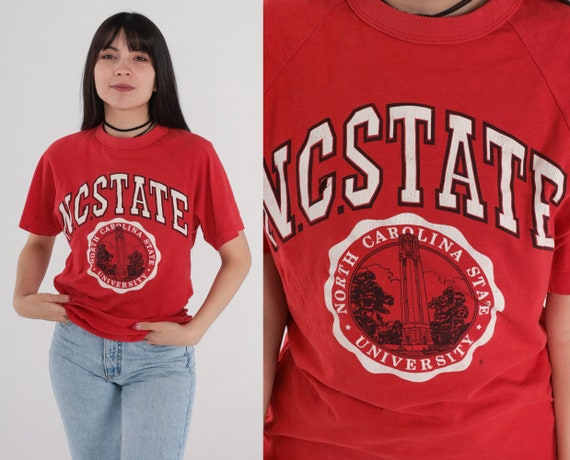 90s NC State T-Shirt 90s North Carolina State Uni… - image 1
