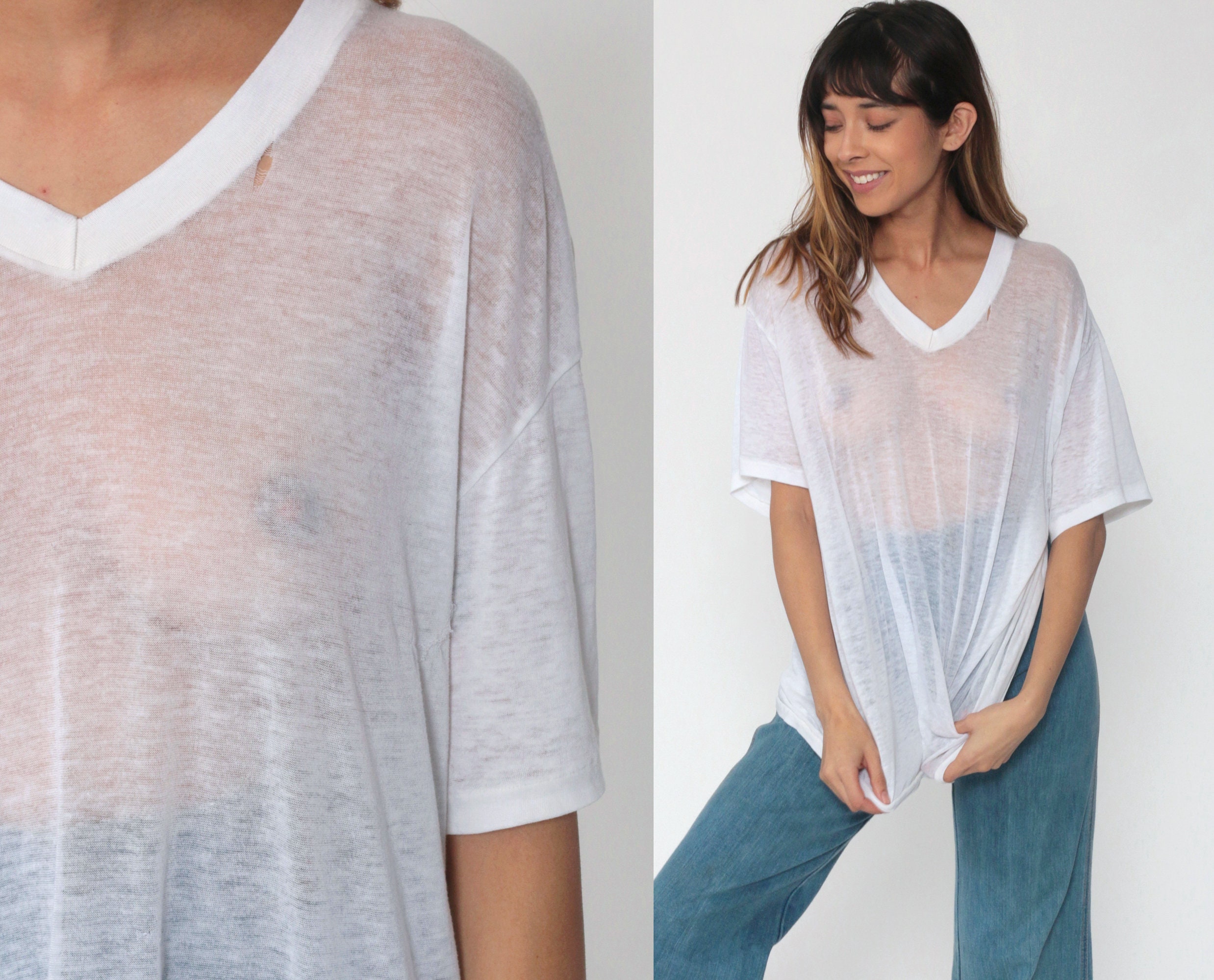 Thin white t clearance shirt