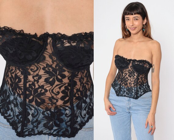 Vintage corset lingerie bra - Gem
