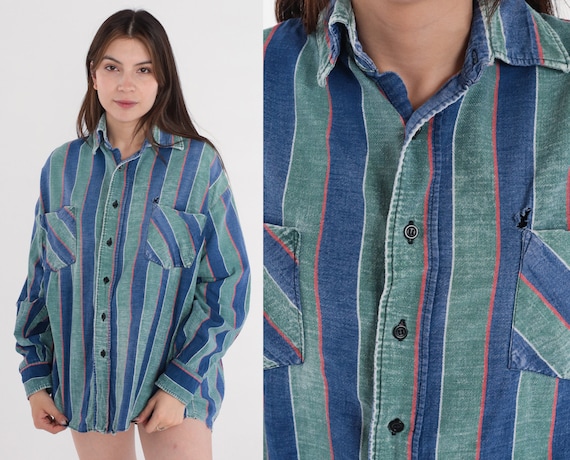 90s button top down shirt