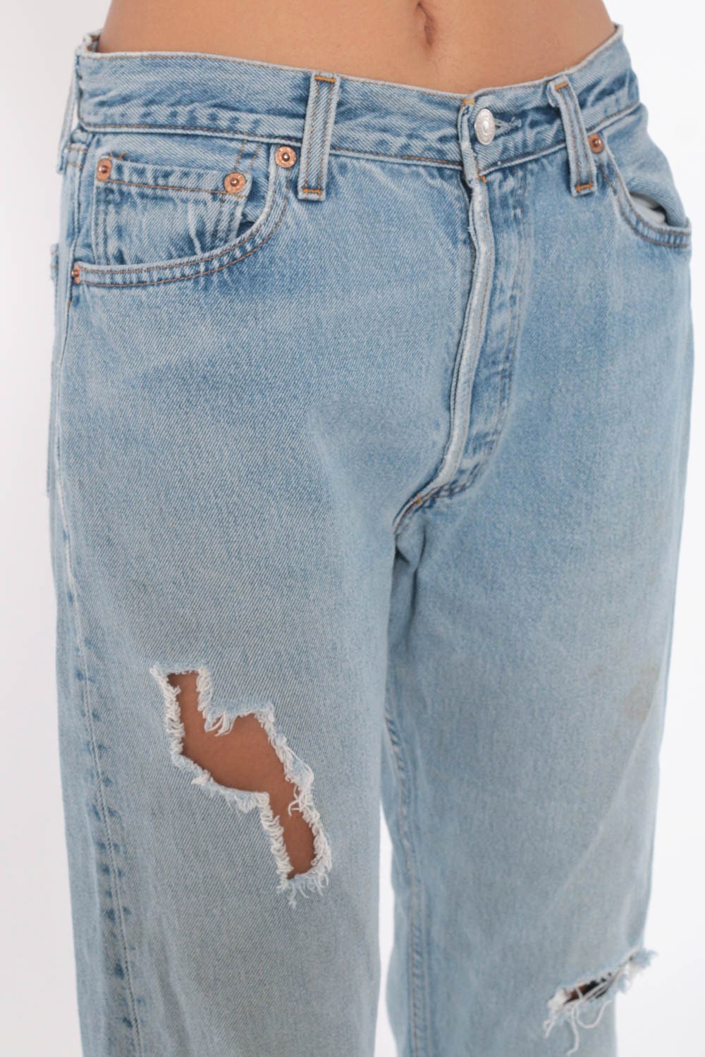 ripped 501 levis