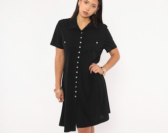 90s black dress with white shirt This item is unavailable Sleeve Length vestidos elegant woman Ark & Co Allure Size:2x 14/16