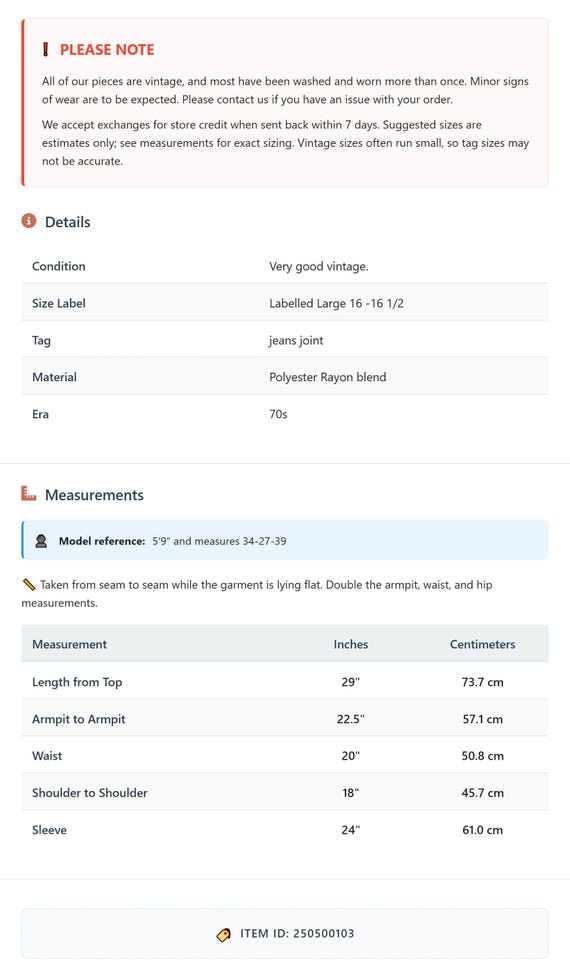Patchwork Fabric Swatch Print 70s Button Up Shirt… - image 7