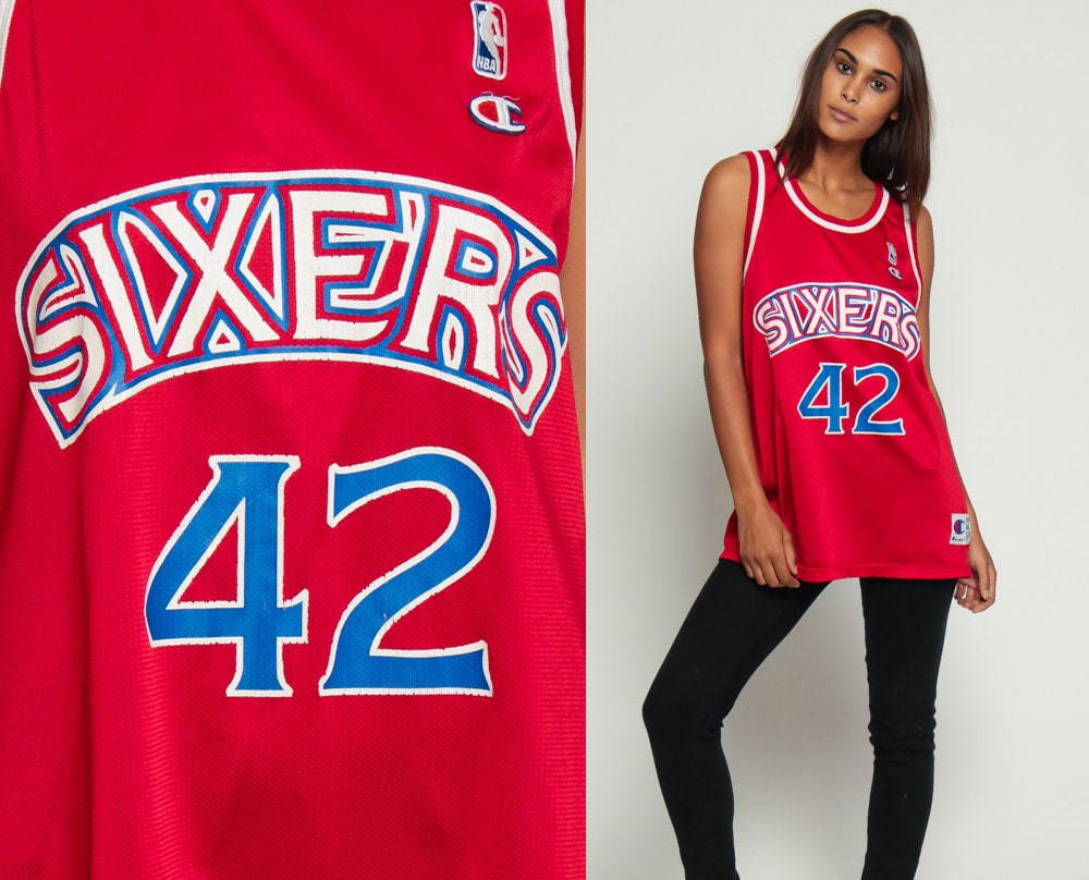 sixers 90s jersey