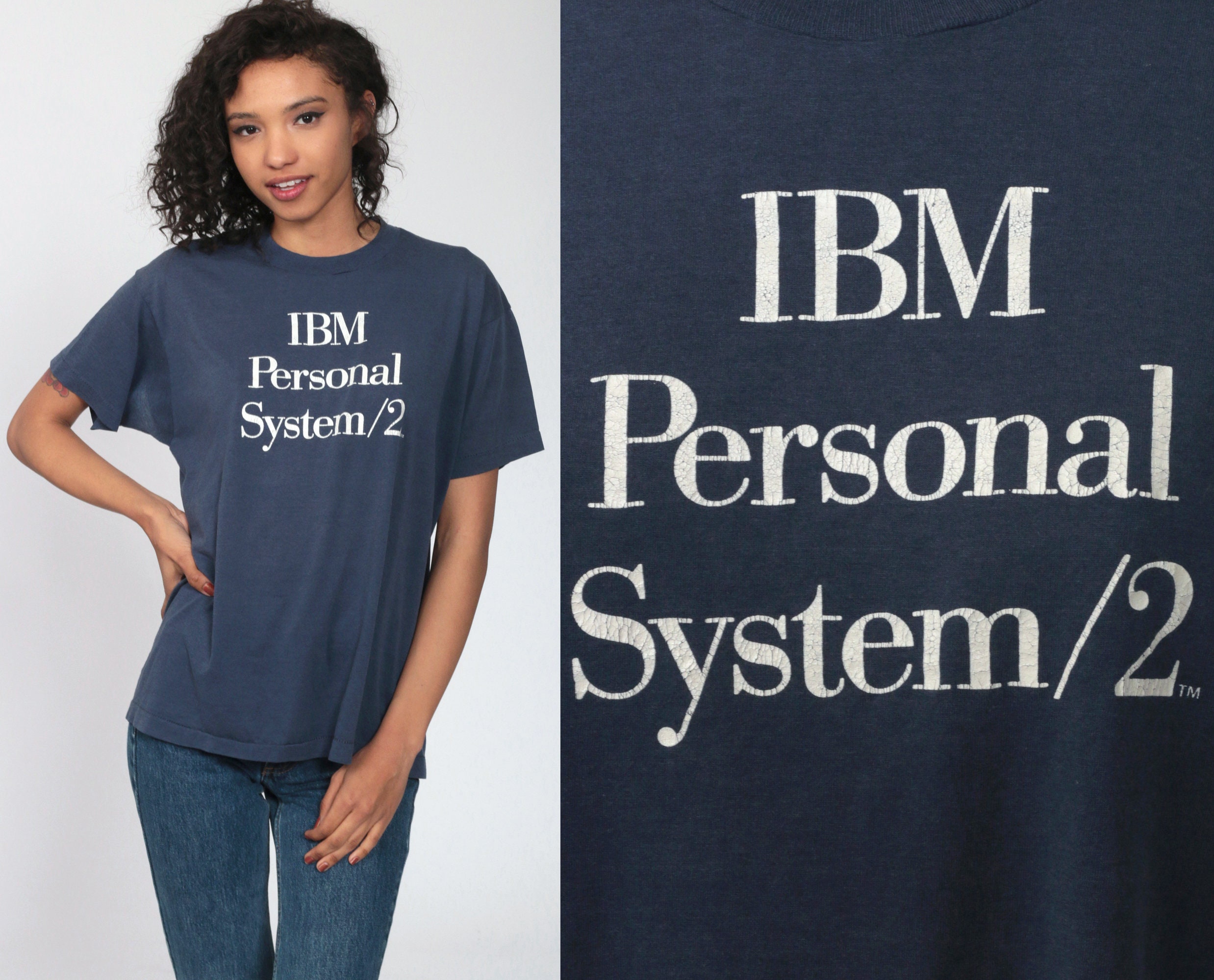 Vintage Ibm T Shirt Etsy Canada