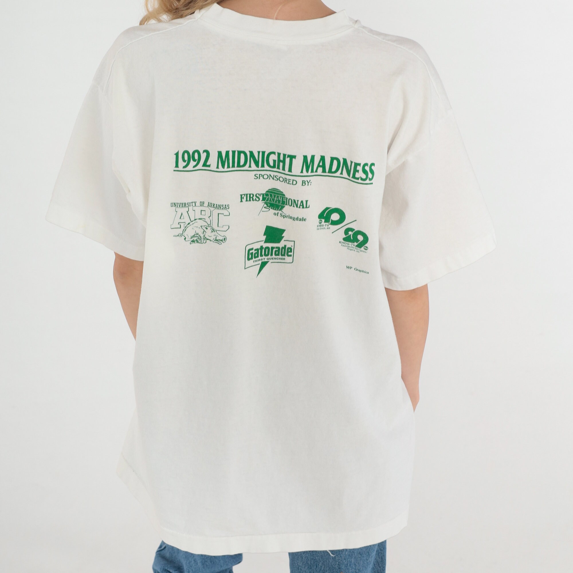 1992 Midnight Madness Shirt 90s University of Arkansas Basketball  