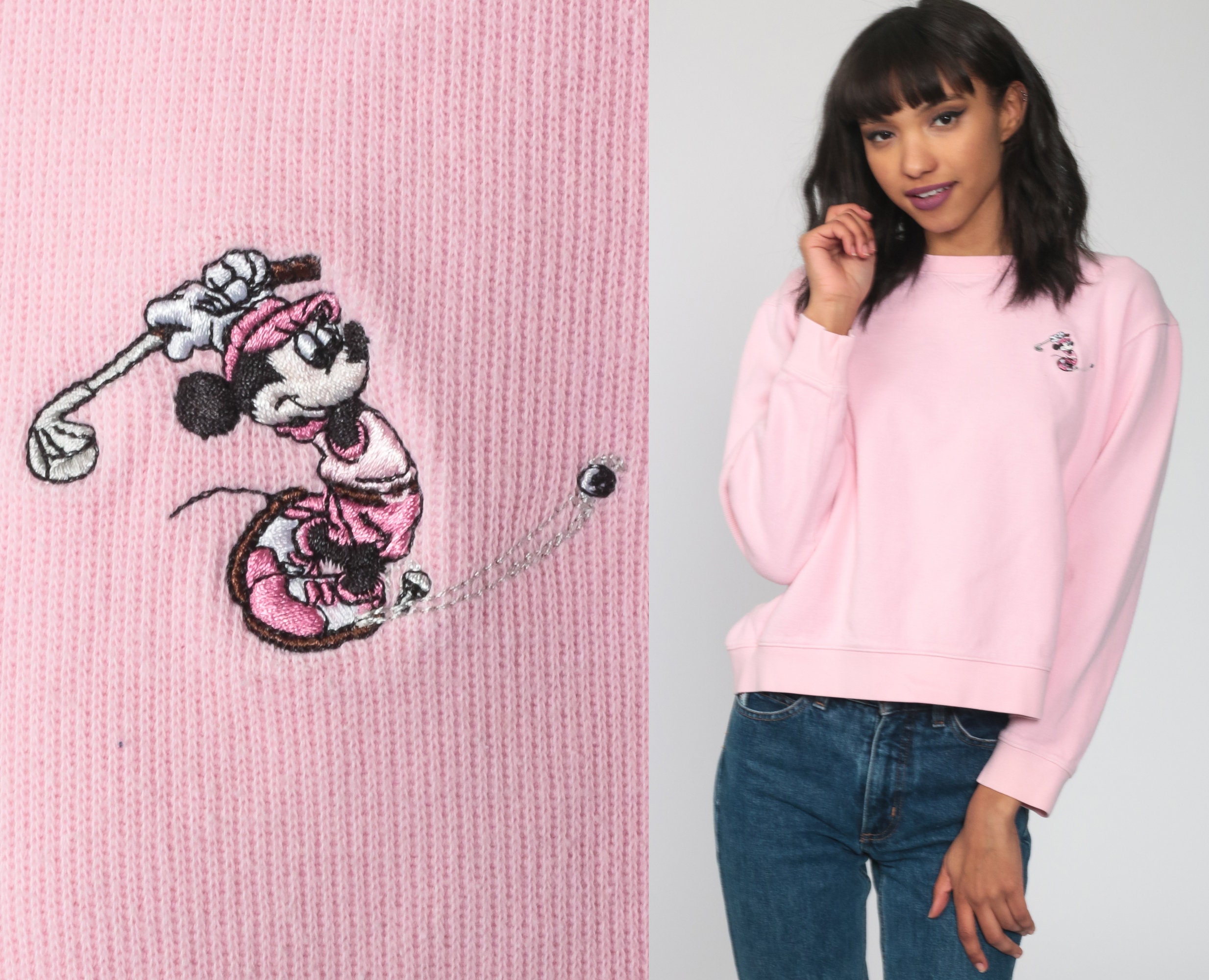 pink disneyland sweatshirt