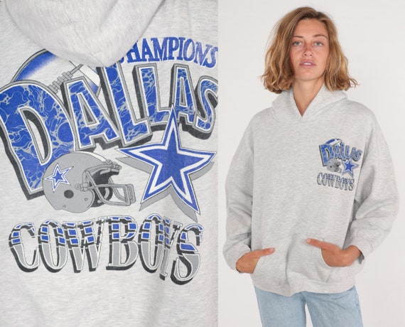 Dallas Cowboys Hoodie 90s Football Sweatshirt Texas NFL Graphic