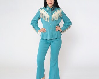 Vintage 1950's Ladies “california Ranchwear” Western Cowboy Gab