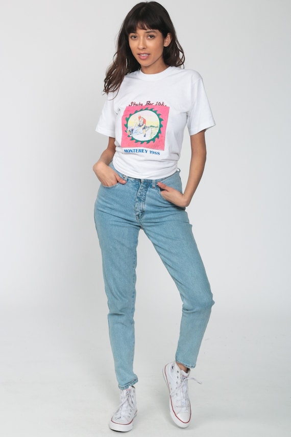 1988 Monterey Marathon Shirt -- Screen Stars Shirt Run T Shirt California 80s Graphic Tee Running Shirt Single Stitch Tee Extra Small xs