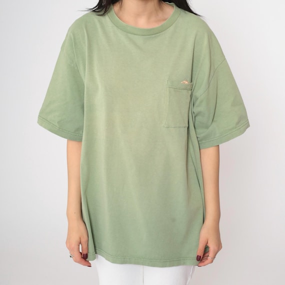 90s Horse Racing T-Shirt Oak Tree at Santa Anna TShirt Racing Association Green Pocket T Shirt Short Sleeve Vintage 1990s Extra Large xl