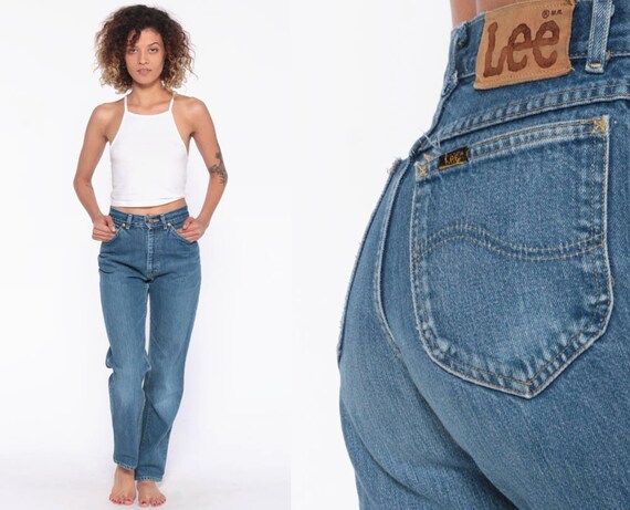 lee mom straight fit jeans